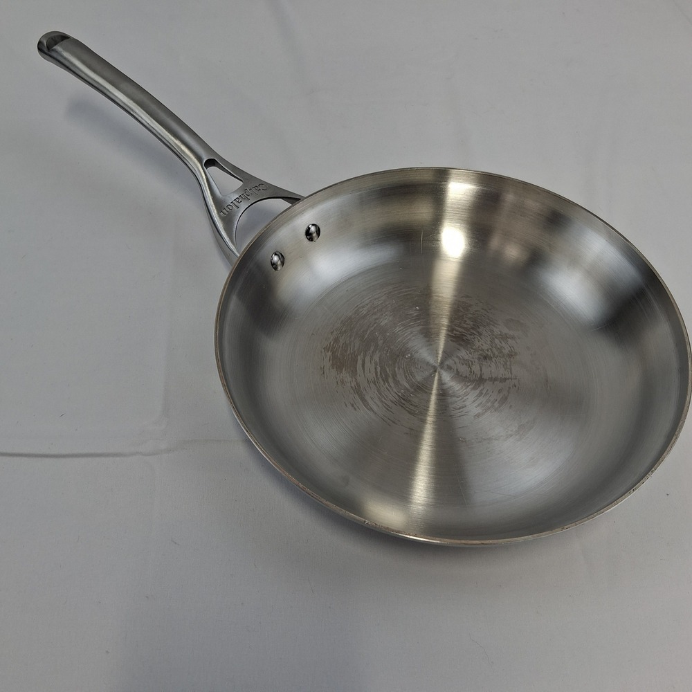Calphalon 1390 10" Stainless Steel Frying Pan Skillet Induction Safe Silver
